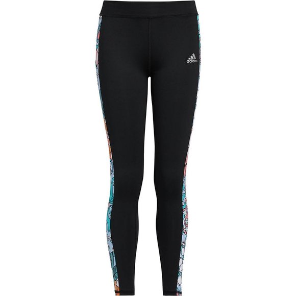 NWT Adidas Spring Flower Active Leggings, Floral, Colorful, Fun - Picture 3 of 4